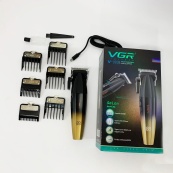 Машинка для стрижки волос аккумуляторная Professional Turbo с разными насадками VGR V-003. Цвет: желтый. Изображение №8 Машинка для стрижки волос аккумуляторная Professional Turbo с разными насадками VGR V-003. Цвет: желтый. Изображение №8