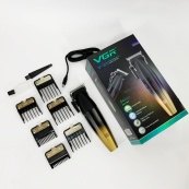 Машинка для стрижки волос аккумуляторная Professional Turbo с разными насадками VGR V-003. Цвет: желтый. Изображение №9 Машинка для стрижки волос аккумуляторная Professional Turbo с разными насадками VGR V-003. Цвет: желтый. Изображение №9