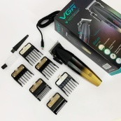 Машинка для стрижки волос аккумуляторная Professional Turbo с разными насадками VGR V-003. Цвет: желтый. Изображение №10 Машинка для стрижки волос аккумуляторная Professional Turbo с разными насадками VGR V-003. Цвет: желтый. Изображение №10