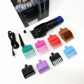 Тример для бороди та тіла, VGR V-013 PROFCOMPLEX тример для стрижки волосся. Колір: синій. Зображення №5