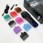 Тример для бороди та тіла, VGR V-013 PROFCOMPLEX тример для стрижки волосся. Колір: синій. Зображення №10