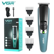 Тример для бороди та волосся VGR V-176 від USB, Професійний триммер для стрижки. Зображення №3