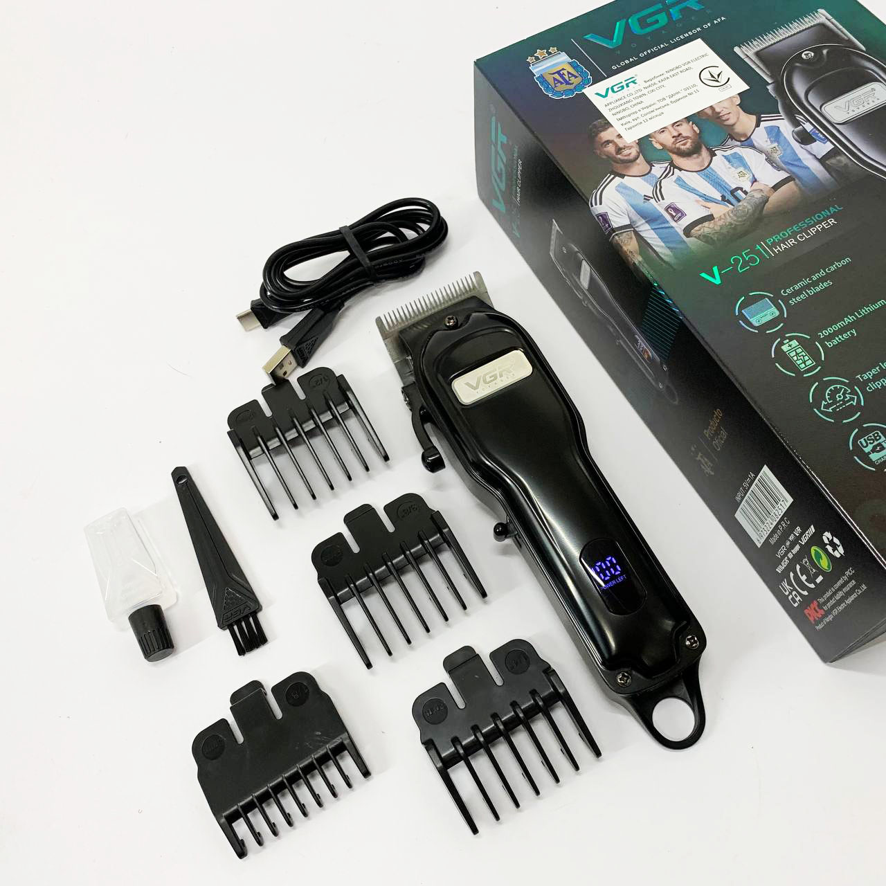 Аккумуляторная машинка для стрижки VGR V-251 Аккумуляторная машинка для стрижки VGR V-251