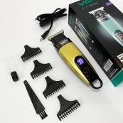 Машинка для стрижки волосся VGR V-975 тример для бороди та вусів. Колір: золотий. Зображення №8