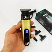 Машинка для стрижки волосся VGR V-975 тример для бороди та вусів. Колір: золотий. Зображення №12