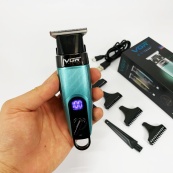 Машинка для стрижки волосся VGR V-975 тример для бороди та вусів. Колір: зелений. Зображення №14