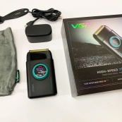 Електробритва VGR V-378 BLACK шейвер, подвійне лезо, регулювання потужності 7000-9000 RPM. Колір: чорний. Зображення №5 Електробритва VGR V-378 BLACK шейвер, подвійне лезо, регулювання потужності 7000-9000 RPM. Колір: чорний. Зображення №5