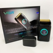 Електробритва VGR V-378 BLACK шейвер, подвійне лезо, регулювання потужності 7000-9000 RPM. Колір: чорний. Зображення №10 Електробритва VGR V-378 BLACK шейвер, подвійне лезо, регулювання потужності 7000-9000 RPM. Колір: чорний. Зображення №10