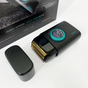 Електробритва VGR V-378 BLACK шейвер, подвійне лезо, регулювання потужності 7000-9000 RPM. Колір: чорний. Зображення №14 Електробритва VGR V-378 BLACK шейвер, подвійне лезо, регулювання потужності 7000-9000 RPM. Колір: чорний. Зображення №14