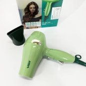Фен для волосся дорожній VGR V-432 GREEN, з концентратором 1000 Вт, іонізація та 2 режими. Колір: зелений. Зображення №6