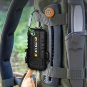 Дугова електроімпульсна запальничка водонепроникна EXPLORER HL-516, акумуляторна. Колір: чорний. Зображення №4