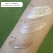 Рідкий хайлайтер для обличчя topface ProHD Super Dewy (PT271), 001 Neon Bliss Сріблястий. Изображение №2