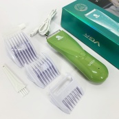 Дуже тиха бездротова машинка для стрижки волосся дітей VGR V-150 з насадками. Колір: зелений. Зображення №10