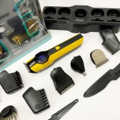 Набір для стрижки VGR V-173 YELLOW 13 в 1. Зображення №7 Набір для стрижки VGR V-173 YELLOW 13 в 1. Зображення №7