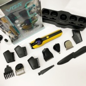 Набір для стрижки VGR V-173 YELLOW 13 в 1. Зображення №8 Набір для стрижки VGR V-173 YELLOW 13 в 1. Зображення №8