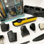 Набір для стрижки VGR V-173 YELLOW 13 в 1. Зображення №9 Набір для стрижки VGR V-173 YELLOW 13 в 1. Зображення №9