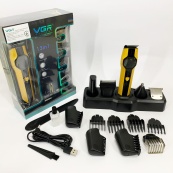 Набір для стрижки VGR V-173 YELLOW 13 в 1. Зображення №10 Набір для стрижки VGR V-173 YELLOW 13 в 1. Зображення №10