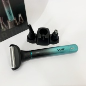 Електробритва 3 в 1 VGR V-625 Акумуляторний триммер для носа, вух, тіла та брів з підставкою. Зображення №9