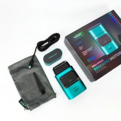 Электробритва-шейвер для бороды и лица VGR V-307 GREEN металлический корпус. Изображение №13