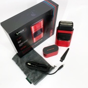 Электробритва-шейвер для бороды и лица VGR V-307 RED металлический корпус. Изображение №9