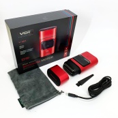 Электробритва-шейвер для бороды и лица VGR V-307 RED металлический корпус. Изображение №11