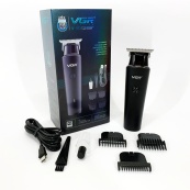 Акумуляторний триммер для стрижки волосся VGR V-933, Тример набір для стрижки волосся та для гоління. Зображення №12