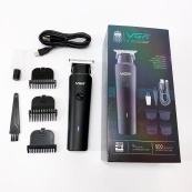 Акумуляторний триммер для стрижки волосся VGR V-933, Тример набір для стрижки волосся та для гоління. Зображення №16