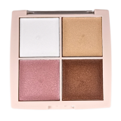 Палетка хайлайтерів для обличчя Neverti Illusion, 4 відтінки (NP206). Зображення №3