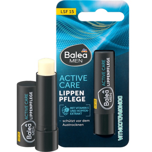 BALEA MEN Гігієнічна помада для чоловіків Active Care 4,8g BALEA MEN Гігієнічна помада для чоловіків Active Care 4,8g