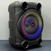 Бездротова караоке колонка з мікрофоном та RGB-підсвічуванням ZQS8148. Зображення №2