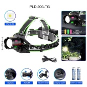 Фонарь налобный PLD-903-TG (white/yellow/white+red). Изображение №2 Фонарь налобный PLD-903-TG (white/yellow/white+red). Изображение №2