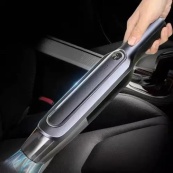 Пилосос Car vacum cleaner з акумулятором, автомобільний пилосос бездротовий. Колір: чорний. Зображення №3