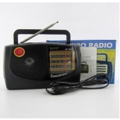 Радіоприймач KIPO KB-308AC - потужний 5-ти хвильовий фм Радіоприймач fm діапазону, Приймач фм радіо. Зображення №6