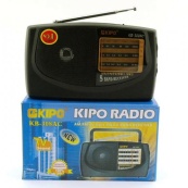 Радіоприймач KIPO KB-308AC - потужний 5-ти хвильовий фм Радіоприймач fm діапазону, Приймач фм радіо. Зображення №7