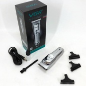 Машинка для стрижки волос аккумуляторная VGR V-071 триммер для бороды и усов, окантовочная машинка. Изображение №12