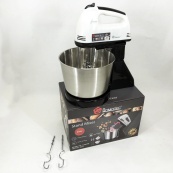 Миксер стационарный с металлической чашей Domotec R6637W Кухонный электрический на 250 Вт 7 скоростей. Изображение №10