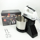 Миксер стационарный с металлической чашей Domotec R6637W Кухонный электрический на 250 Вт 7 скоростей. Изображение №11