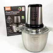 Подрібнювач RAF R.7031 настільний електричний блендер-чоппер 3 л 1000 Вт, Кухонний блендер для овочів. Зображення №3