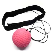 Файтбол на голову тренажер м'яч для боксу на реакцію для відпрацювання удару пов'язка м'ячик боксерський еспандер. Зображення №4