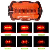 Велоліхтар STOP 198-5LED на батарейках 2xAAA. Зображення №2