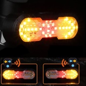 Велоліхтар CYGM-2229 STOP (red+yellow) із сигналом. Зображення №2