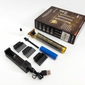 Професійна акумуляторна машинка-триммер для стрижки волосся, бороди, вусів WS-T88, бездротова. Зображення №5