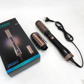 Фен гребінець VGR V-559 для завивки та сушіння волосся керамічне покриття 2 швидкості 2 насадки. Зображення №10 Фен гребінець VGR V-559 для завивки та сушіння волосся керамічне покриття 2 швидкості 2 насадки. Зображення №10