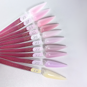 Гель для нарощування нігтів Steffani Builder Gel 15 мл, 25 Темно-рожевий. Зображення №4