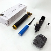 Акумуляторна машинка для стрижки волосся та бороди T9, 4 насадки (1.5, 2, 3, 4 мм), триммер бездротовий. Зображення №10