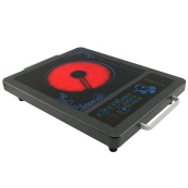 Плита інфрачервона Domotec MS-5842 на 1 конфорку, потужна настільна електроплита, індукційна плита міні. Зображення №3