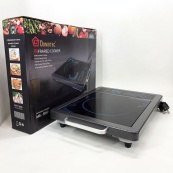 Плита інфрачервона Domotec MS-5842 на 1 конфорку, потужна настільна електроплита, індукційна плита міні. Зображення №10