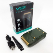 Електробритва портативна VGR V-353 професійна бритва шейвер для гоління триммер. Колір: зелений. Зображення №18 Електробритва портативна VGR V-353 професійна бритва шейвер для гоління триммер. Колір: зелений. Зображення №18