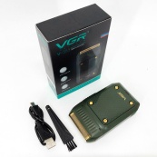 Електробритва портативна VGR V-353 професійна бритва шейвер для гоління триммер. Колір: зелений. Зображення №19 Електробритва портативна VGR V-353 професійна бритва шейвер для гоління триммер. Колір: зелений. Зображення №19