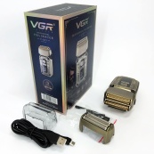 Електробритва VGR V-337 шейвер для вологого та сухого гоління, бритва для бороди, тример механічний. Зображення №15 Електробритва VGR V-337 шейвер для вологого та сухого гоління, бритва для бороди, тример механічний. Зображення №15